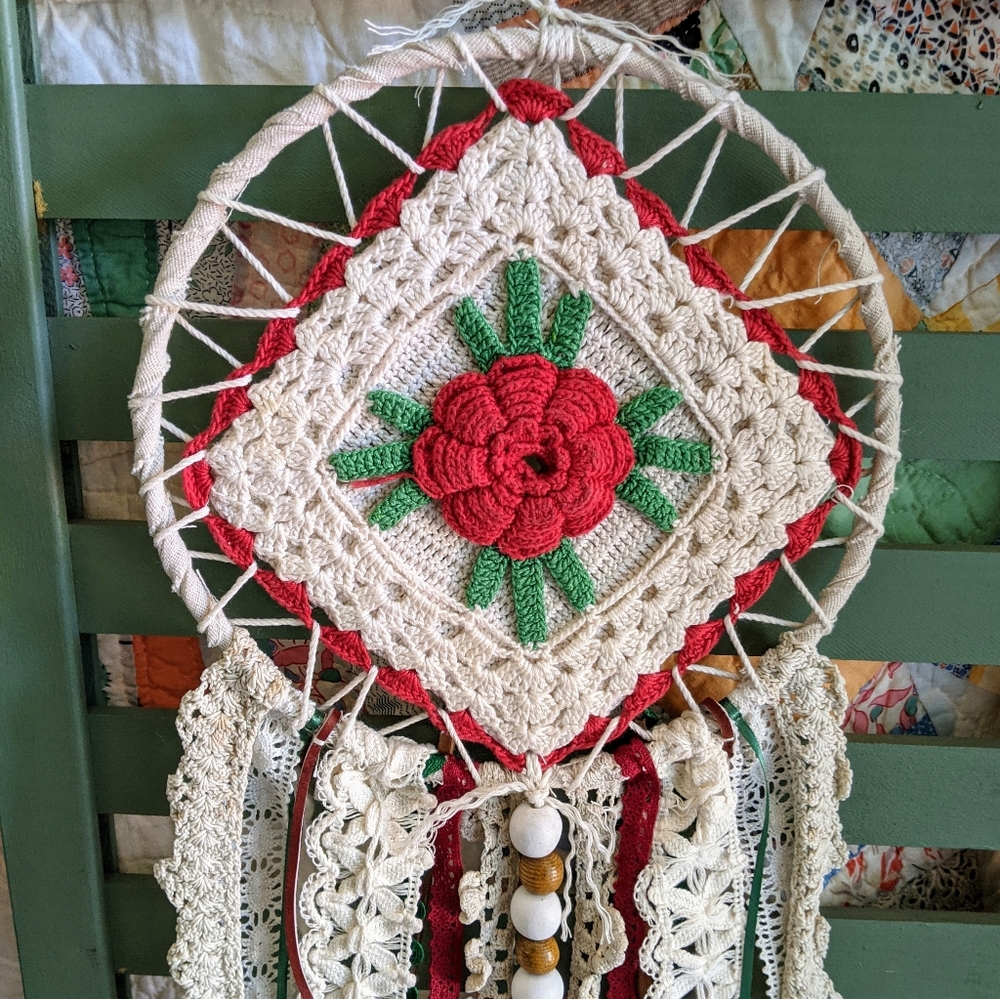 Nwt Shabby Chic Boho Dream Catcher - Picture 3 of 6